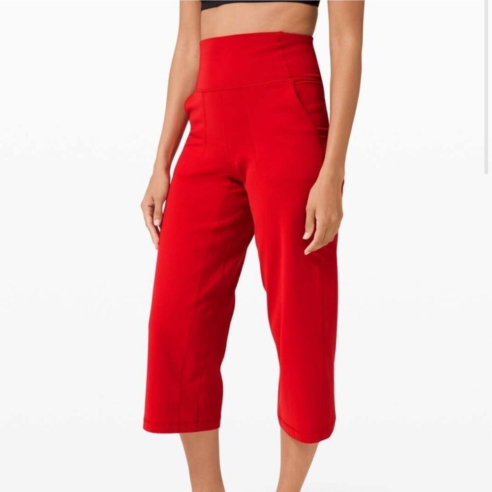 Lululemon Align High Rise Wide Leg Crop 23"
